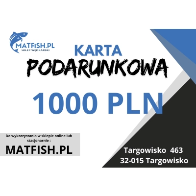 Karta podarunkowa 1000 PLN